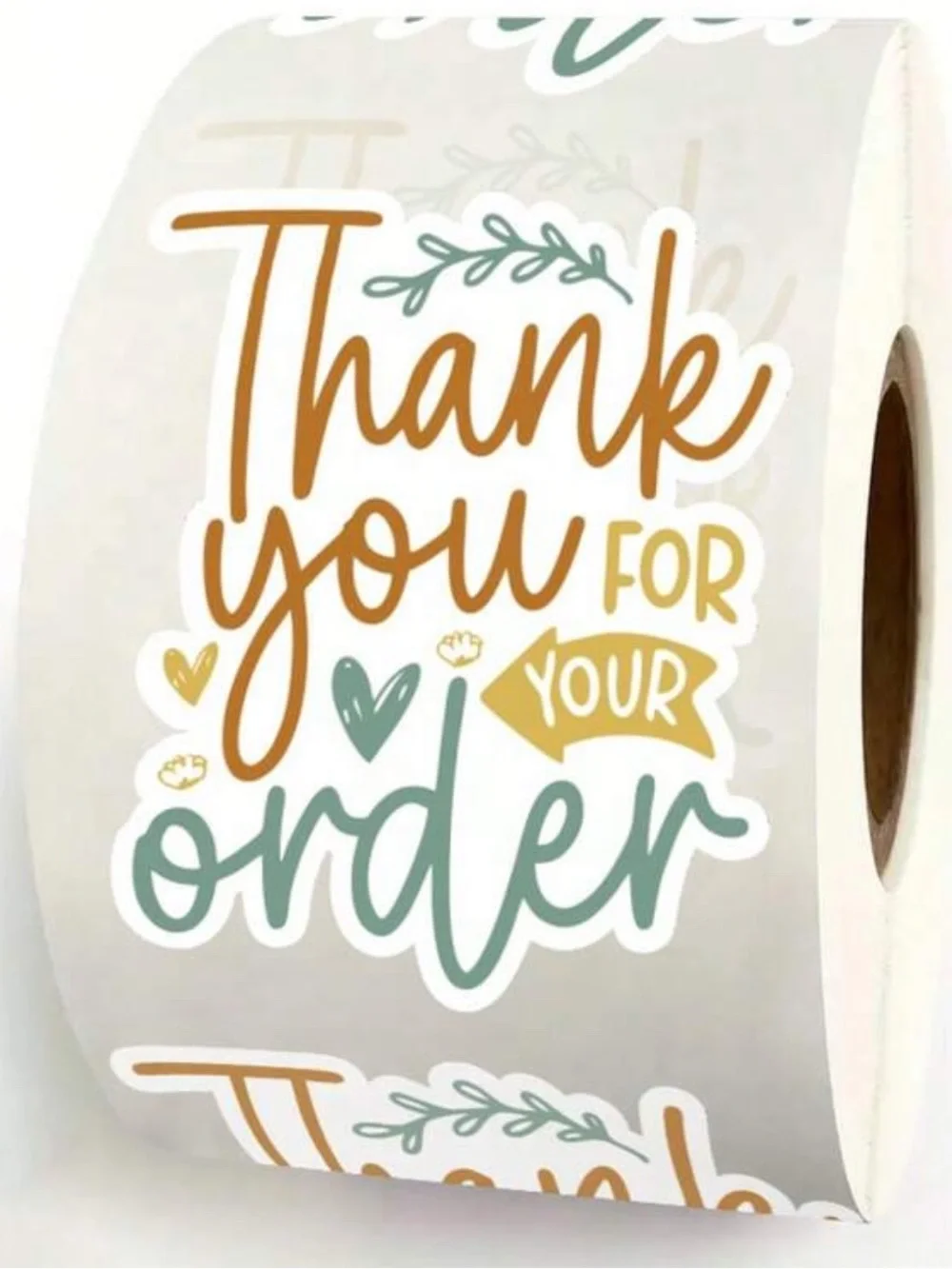 200 roll Thank you for your order stickers.